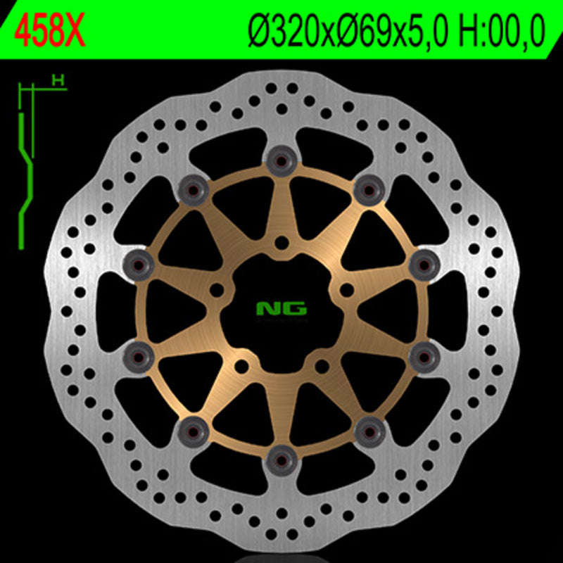 Suzuki Gsx 1300 Hayabusa [NG BRAKE DISC] - Wave flytende bremseskive