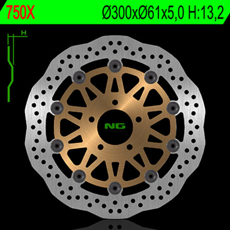 Kawasaki Z 1000 [NG BRAKE DISC] - Wave flytende bremseskive