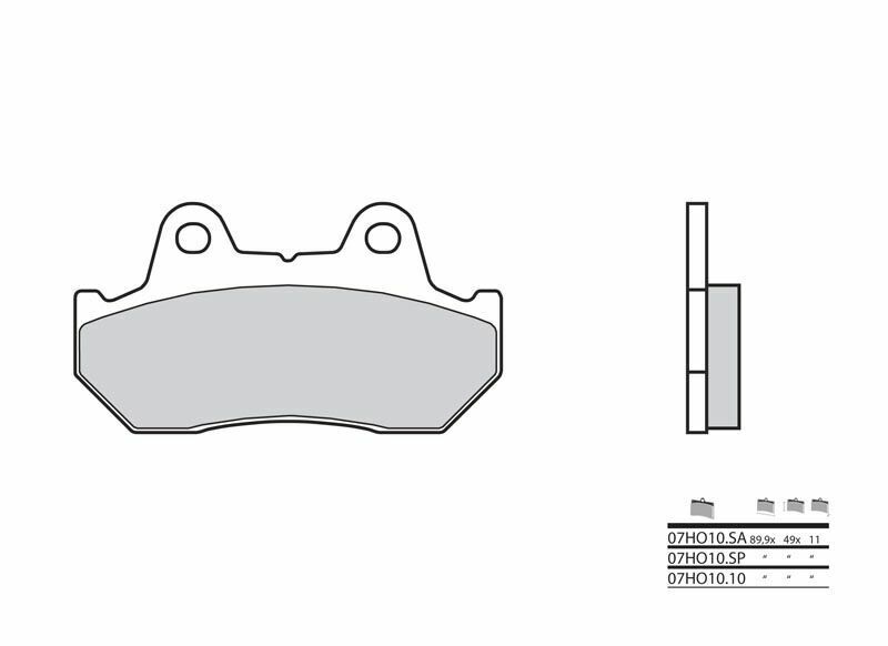 Honda XLV 750 R [Brembo] - Bremseklosser
