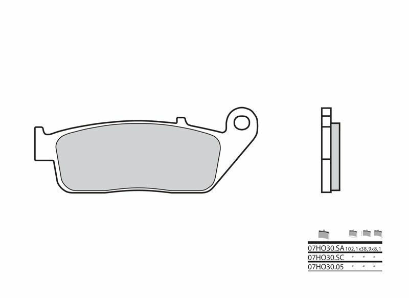Triumph Tiger 885i [Brembo] - Bremseklosser
