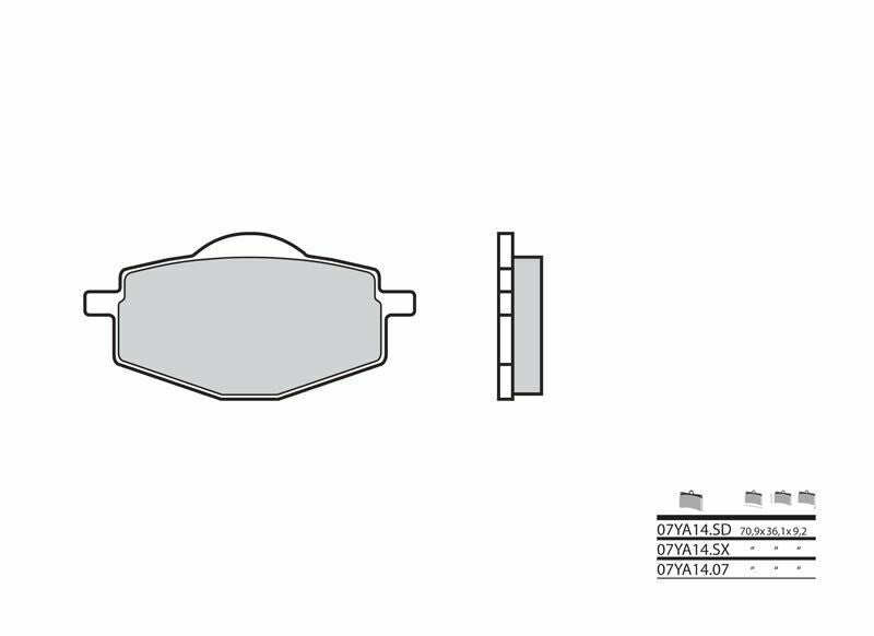 Yamaha TT 600 [Brembo] - Bremseklosser