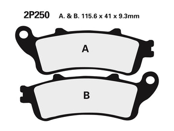 Honda VFR 800 FI [Nissin] - Sinter Metal Brake Pads