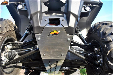 Can Am Outlander L MAX 570 EFI PRO [2016] - Unterfahrschutz mittig - Aluminium 6 mm Can-Am Outlander Max 500L