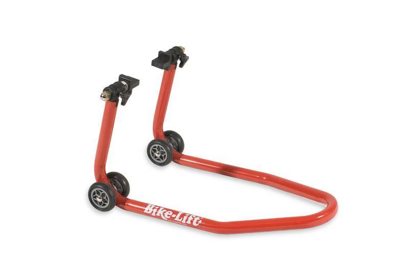 Ducati Hypermotard 1100 [BIKE LIFT] - BIKE-LIFT reparasjonsstativ forhjul rødt for radielle bremsekalipere - FS-10/H
