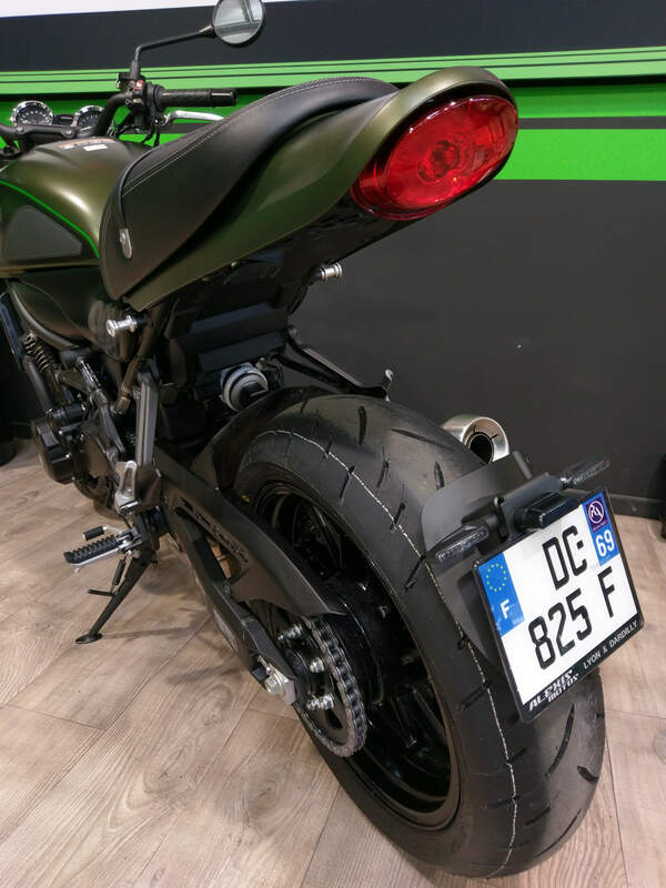 Kawasaki Z 900 Rs Se [ACCESS DESIGN] - nummerskiltholder i hjulhøyde svart Kawasaki Z900RS