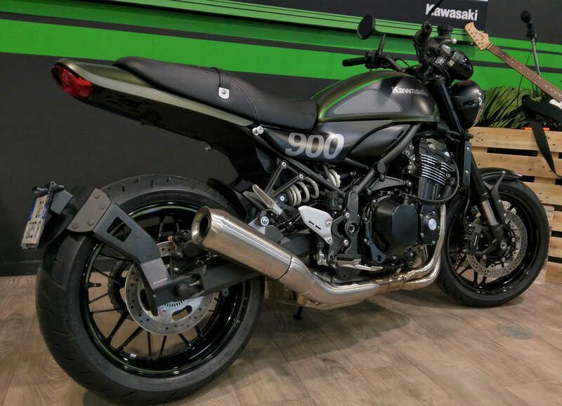Kawasaki Z 900 Rs Se [ACCESS DESIGN] - nummerskiltholder i hjulhøyde svart Kawasaki Z900RS