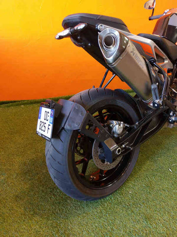 Ktm 790 Duke [ACCESS DESIGN] - nummerskiltholder i hjulhøyde svart KTM Duke 790/890