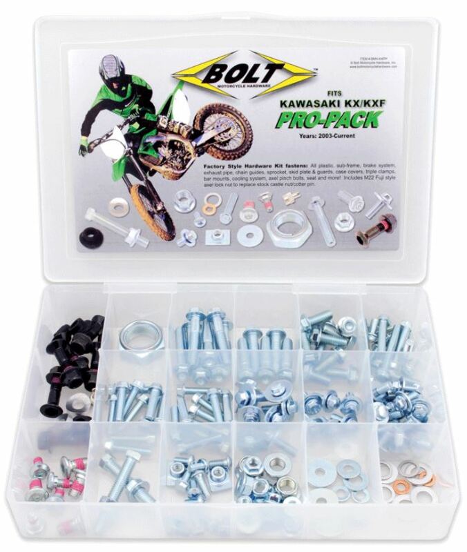 Kawasaki Kx 250 [BOLT] - PRO-BOLT sett Kawasaki KX/KX-F 125 til 450
