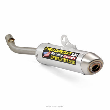 Yamaha YZ 125 (CE 15) [2005] - 2-Takter-Schalldämpfer 304 PRO CIRCUIT, gebürstetes Aluminium Yamaha YZ125