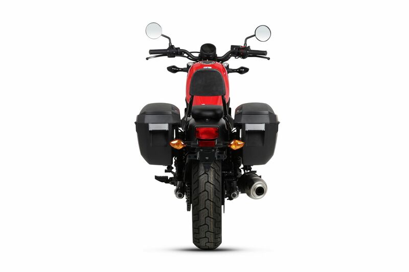 Honda Cmx 500 Rebel [SHAD] - Ryggstøtte og brakettsett Honda