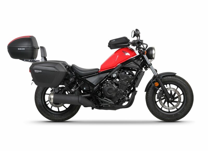 Honda Cmx 500 Rebel [SHAD] - Ryggstøtte og brakettsett Honda