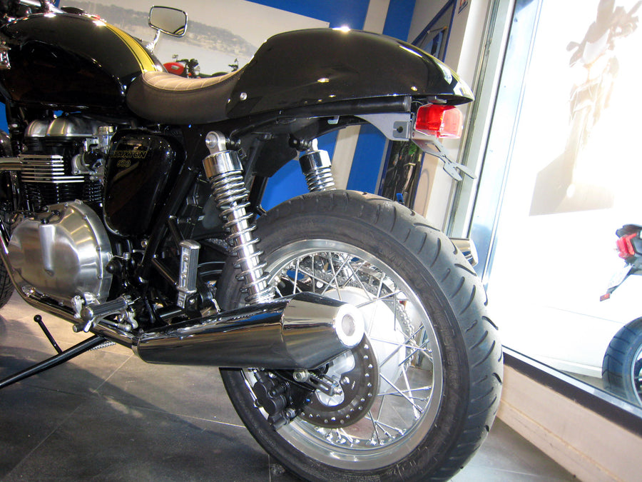 Triumph Bonneville 900 T 100 ABS [2017-2021] - Kennzeichenhalter Radlauf schwarz Triumph Bonneville 900