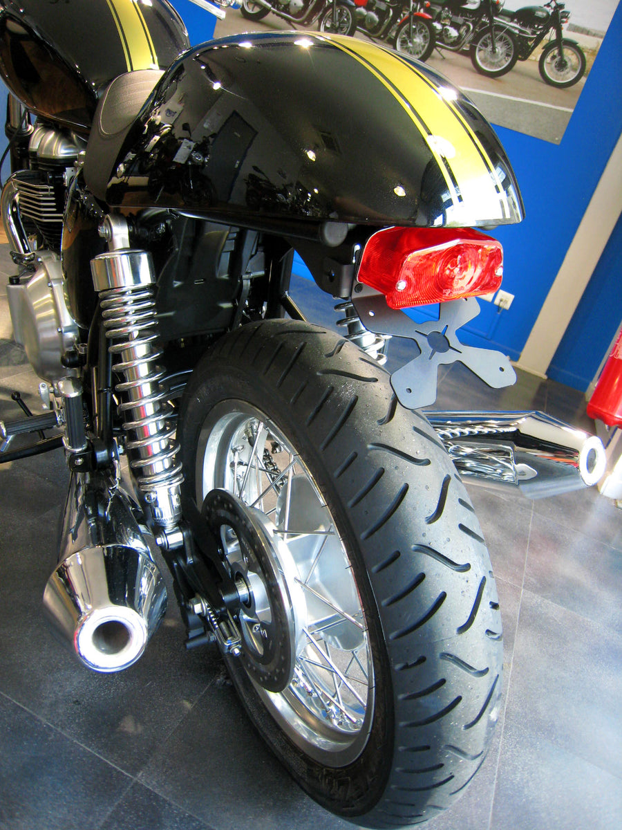 Triumph Bonneville 900 T 100 ABS [2017-2021] - Kennzeichenhalter Radlauf schwarz Triumph Bonneville 900