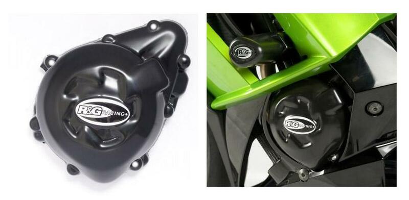 Kawasaki Z 1000 ZR1000F [2014-2016] - Venstre veivhusdekselbeskytter svart Kawasaki Z1000/SX