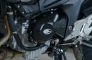 Kawasaki Z 800 E VERSJON ABS SPESIAL EDITION Z800D [2016] - Venstre veivhusbeskyttelsesdeksel Svart Kawasaki Z800
