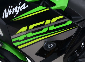 Kawasaki Ninja 500 [2024-2025] - Aero Sturzpad weiß Kawasaki Ninja 400/Z400