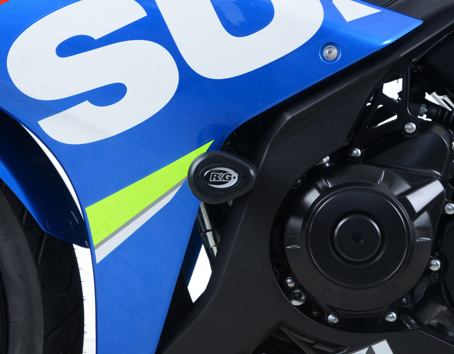 Suzuki GSX 250 R ABS Special Edition [2018-2020] - Aero crash pads svart (med hulldeksel) Suzuki GSX250R