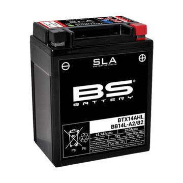 Suzuki Dr 750 [BS BATTERI] - SLA vedlikeholdsfri batterifabrikkaktivert - BTX14AHL / BB14L-A2/B2