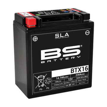 Kawasaki Vn 1700 Classic [BS BATTERY] - SLA vedlikeholdsfri batterifabrikkaktivert - BTX16