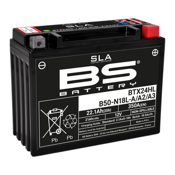 Yamaha Xv 1100 [BS BATTERI] - SLA vedlikeholdsfri batterifabrikkaktivert - BTX24HL/B50-N18L-A/A2/A3
