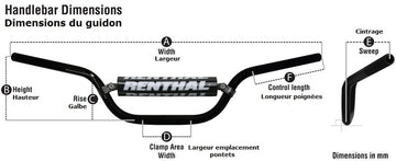 Yamaha Yz 450 [RENTHAL] - Fatbar 603 Reed/Windham styre