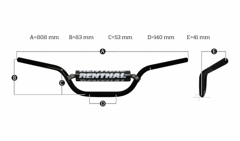 Gasgas Sm 700 [RENTHAL] - Fatbar 822 KTM Lavt styre