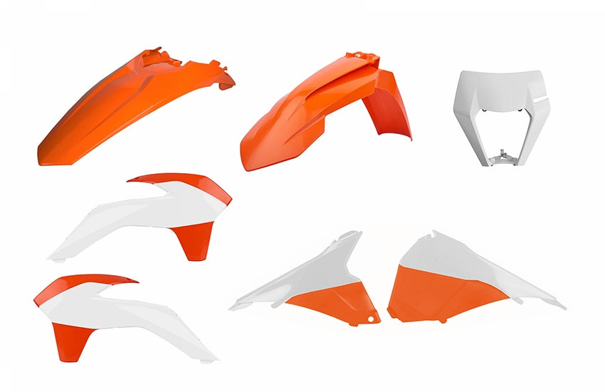 KTM 350 EXC F [2014-2016] - Enduro Restyling Plastik-Kit Originalfarbe KTM EXC