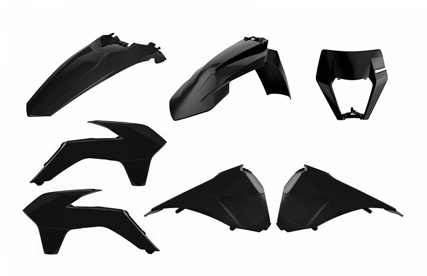 KTM 450 EXC SIX Days [2014-2016] - Enduro Restyling Plastic Kit Black KTM EXC