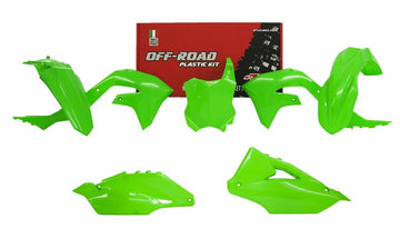 Kawasaki Kx 250 [RACETECH] - Plastsett neongrønt Kawasaki KX450F