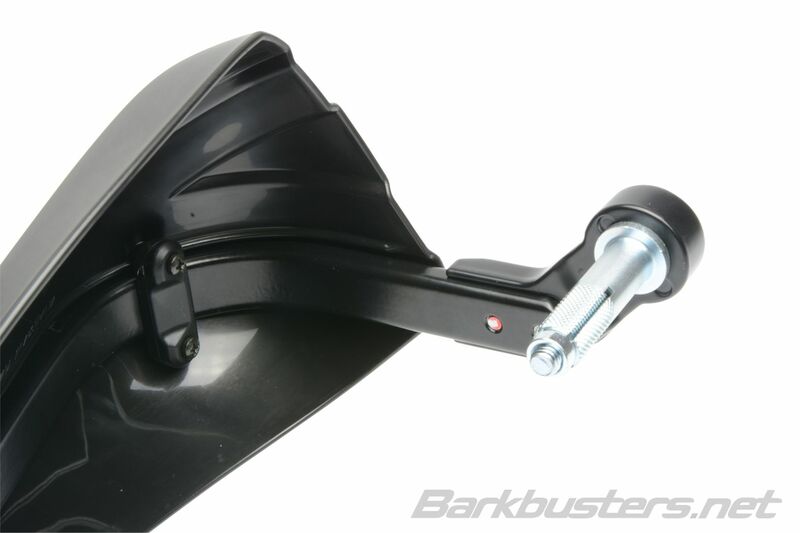 Suzuki GSX 800 S [BARKBUSTERS] - Storm-håndbeskyttersett Enkeltpunktsklemmefeste-håndtakende svart