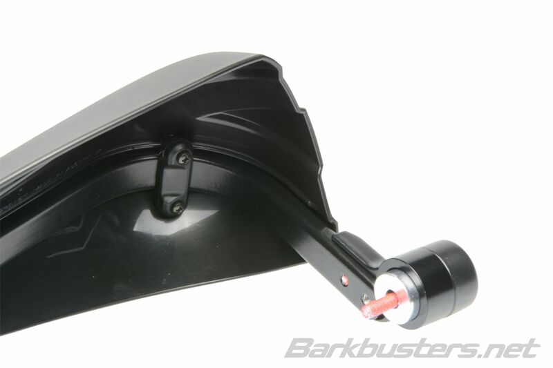 Kawasaki Z 900 [BARKBUSTERS] - Storm Hanguads Set Single Point Clamp Mount-Styre End Black