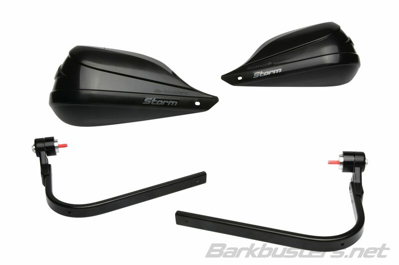 Ktm 390 Duke [BARKBUSTERS] - Storm Hanguads Sett Single Point Clamp Mount-Styre End Black