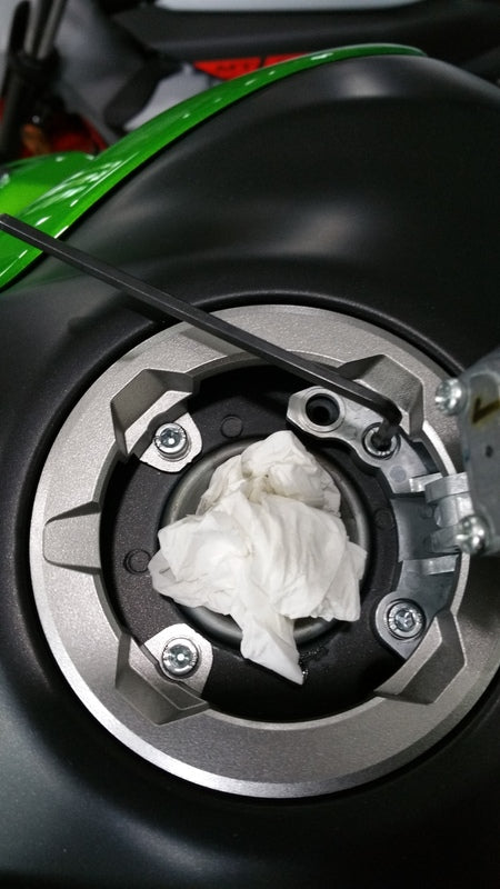 Kawasaki Z H2 [A-SIDER] - Black Edition Tankhåndtak 4 skruer svart Kawasaki