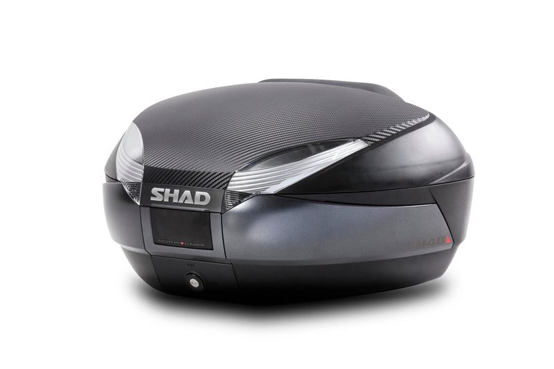 Yamaha X-Max 300 Tech Max + [SHAD] - SH48 DG toppveske + ryggstøtte mørk grå