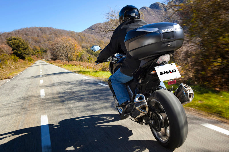Honda Sh 300 [SHAD] - SH48 DG Toppkoffert + Ryggstøtte mørkegrå