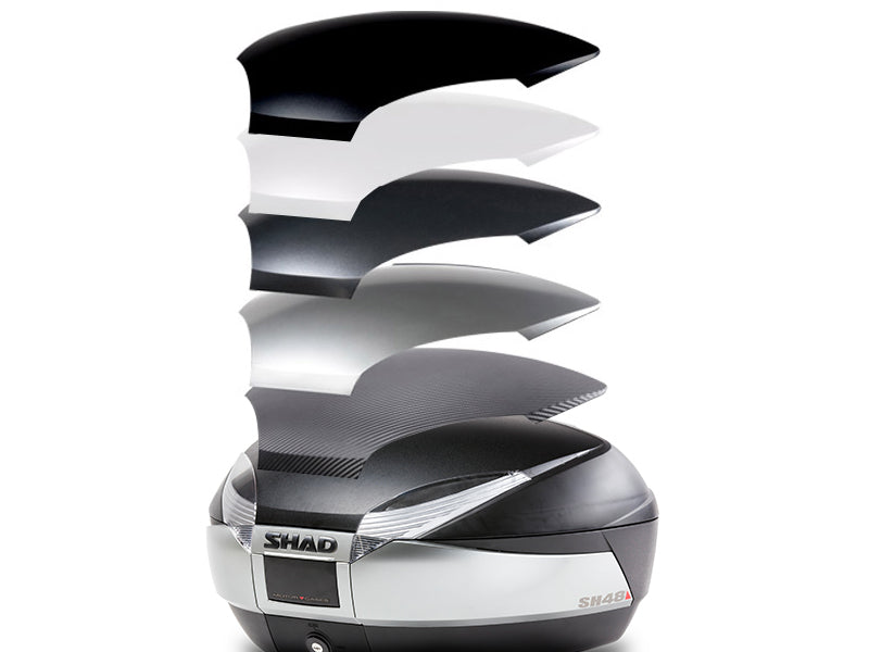 Kymco Ak 550 [SHAD] - SH48 Ny toppkoffert laget av titan