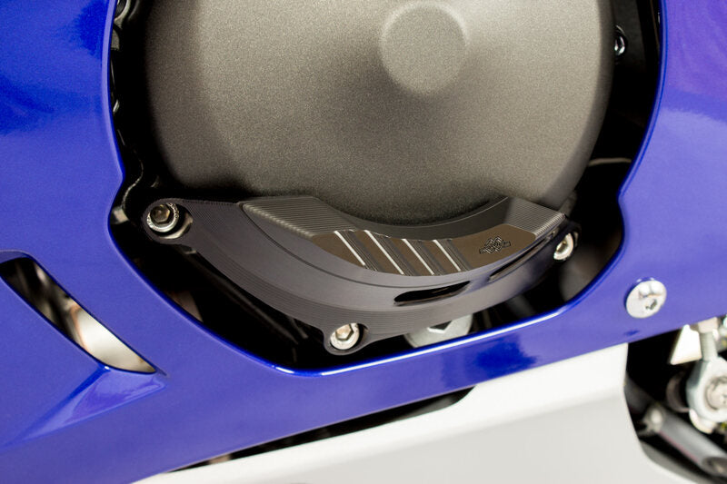 Yamaha Yzf R6 [GILLES] - venstre motorbeskyttelsesbeskytter veivhusdeksel svart Yamaha YZF-R6