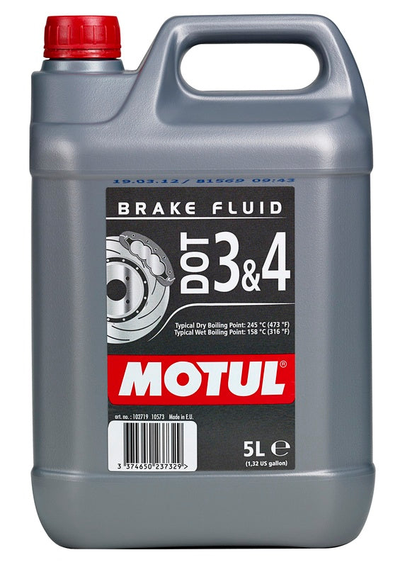 DOT 3 & 4 Bremsevæske 5L for motorsykler [Motul]