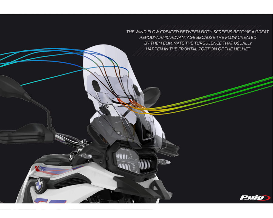 BMW F 750 GS [2024] – Justerbar frontrute – Tonet