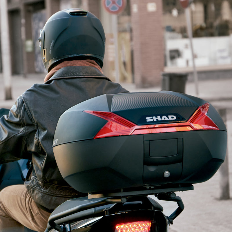 Honda Z 125 [SHAD] - SH47 Toppkoffert Rød