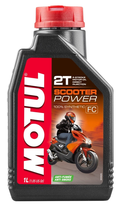 Scooter Power 2T Motor Oil 1L for to -Stroke Engines [Motul]