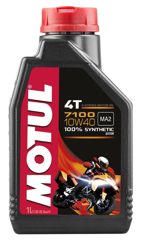 Motorolje 10W40 4T 1L for motorsykler [Motul]