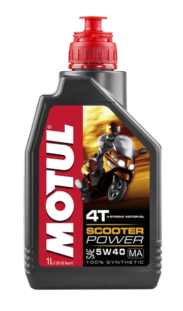 Motorolje 5W40 for 4-takts Scooter 1L [Motul]