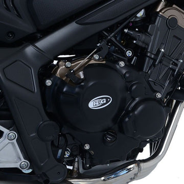 Honda CBR 650 R [2024-2026] - Race Series Venstre Motor Case Cover Protector - Svart Honda CB650R/CBR650R