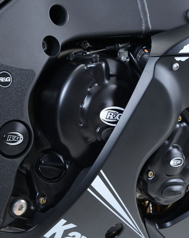 Kawasaki NINJA ZX-10 R ZX1000J [2011-2015] - Race Series Engine Case Cover Protector - Svart Kawasaki ZX-10R/RR
