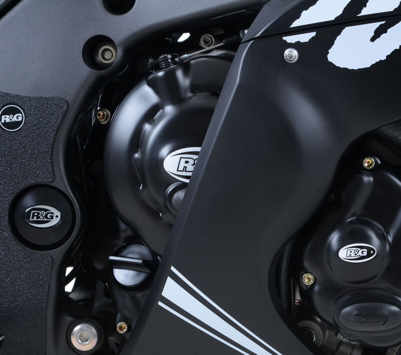 Kawasaki NINJA ZX-10 R ZX1000J [2011-2015] - Race Series Engine Case Cover Protector - Svart Kawasaki ZX-10R/RR