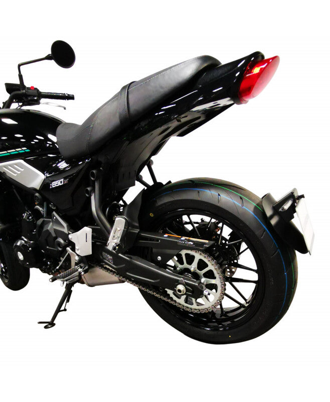 Kawasaki Z 650 [ACCESS DESIGN] - ''Hjulmontert'' Nummerskiltholder - Svart Kawasaki Z650RS