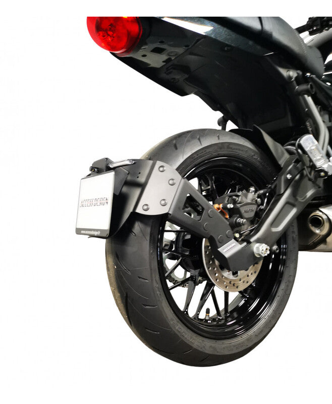 Kawasaki Z 650 [ACCESS DESIGN] - ''Hjulmontert'' Nummerskiltholder - Svart Kawasaki Z650RS