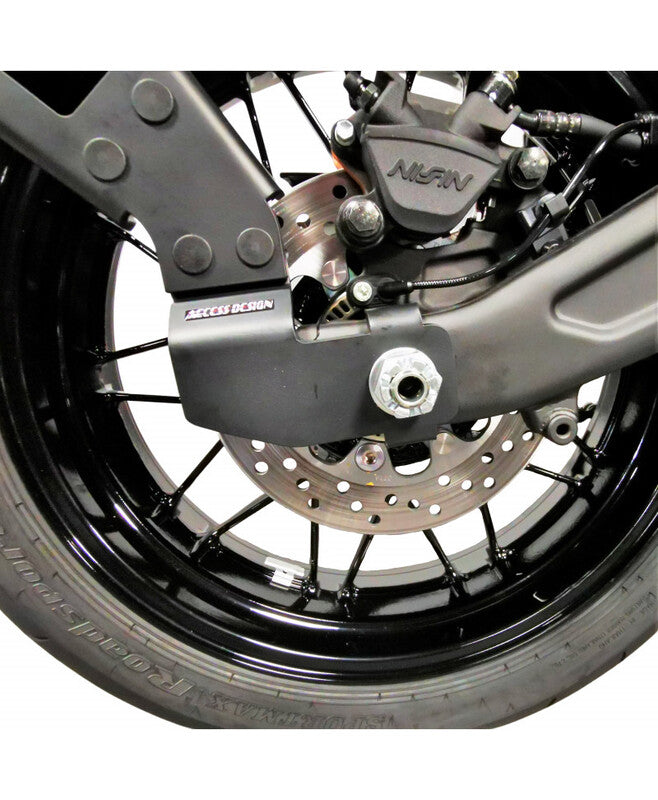 Kawasaki Z 650 [ACCESS DESIGN] - ''Hjulmontert'' Nummerskiltholder - Svart Kawasaki Z650RS
