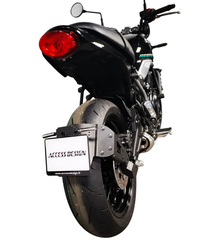 Kawasaki Z 650 [ACCESS DESIGN] - ''Hjulmontert'' Nummerskiltholder - Svart Kawasaki Z650RS